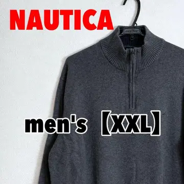 A625 [ NAUTICA ] 하프 지퍼 코튼 스웨터 [ XXL ]