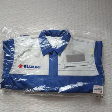 SUZUKI 나일론 자켓 LL 사이즈 파랑/화이트