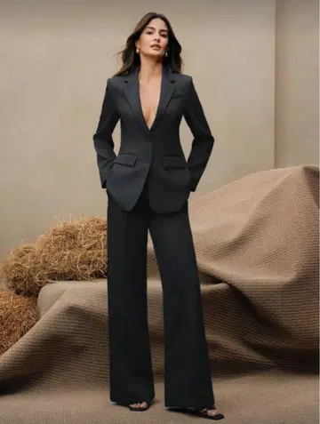 Anewsta 비즈니스 캐주얼 여성용 2세트