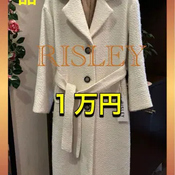 [ 특가 ] RISLEY 새상품 아이보리 롱 코트