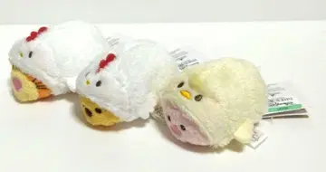 디즈니랜드 닭 병아리 곰돌이 푸 봉제 인형 묶음 판매