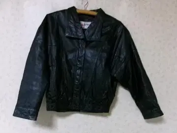 99502 CHEONG YONG 가죽 자켓 블랙 L