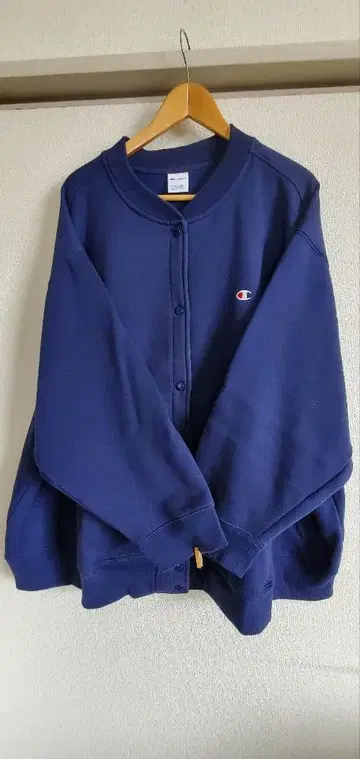 Champion 스냅 가디건 클리닝 완료 빅 실루엣