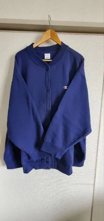 Champion 스냅 가디건 클리닝 완료 빅 실루엣