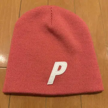 PALACE 핑크 니트 모자 비니