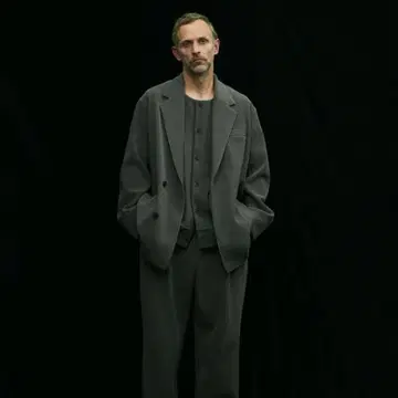 stein OVERSIZED GRADATION PLEATS JACKET