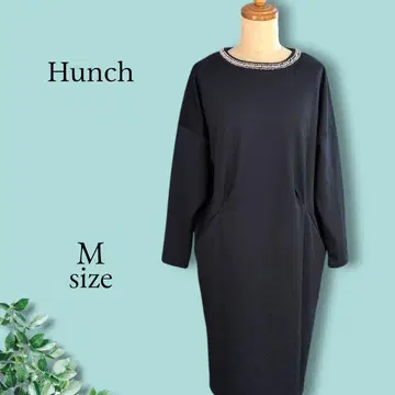 [ 새상품급 ] Hunch 원피스 무릎 기장 원피스 포멀 비쥬 M
