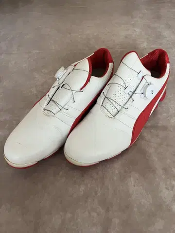 PUMA IGNITE 골프화 화이트/레드