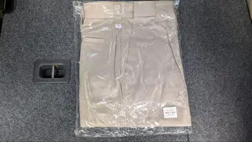 미개봉 베이지 워크 팬츠 코튼 혼합