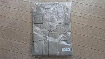 미개봉 작업복 상하의 세트 베이지 워크웨어 코튼 혼방