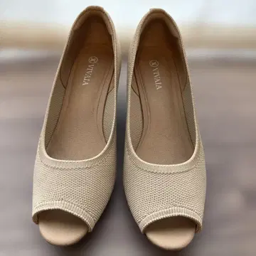 [ 38 ] [ 24cm ] VIVAIA 오픈토 펌프스
