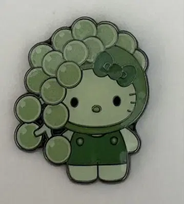 오사카 간사이 만박 해초 헬로키티 일본관 한정판 시크릿 핀배지 쿠비레즈타