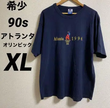 레어 90s 챔피온 애틀랜타 올림픽 T셔츠 1996 XL 사이즈