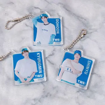 tws 아크릴 키링 3개 세트