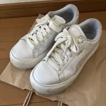 푸마 통굽 스니커즈 24.5cm