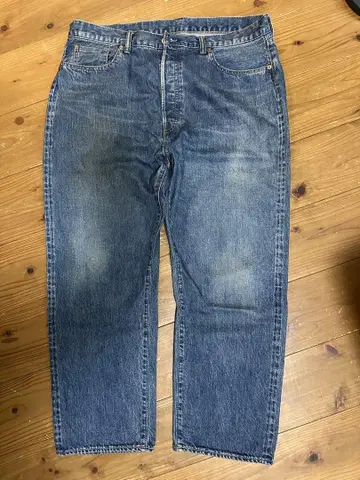 A.PRESSE Washed Denim Wide Pants 아프레쎄