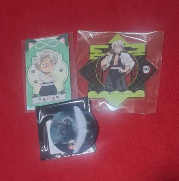 귀멸의 칼날 시나즈가와 사네미 코스터 카드 캔뱃지