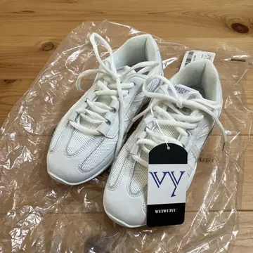 WUIWUIYU 댄스 신발 22.5cm 화이트