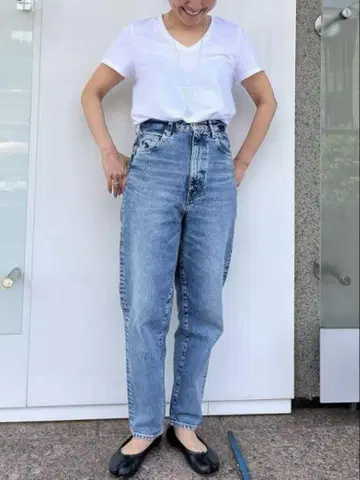 나곤스탠스 모데스트 001 청바지 하이웨스트 데님 34