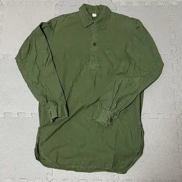 레어 사이즈 스웨덴군 M55 풀오버 슬리핑 셔츠