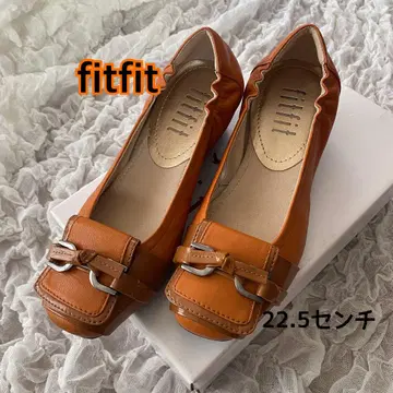 fitfit 오렌지 펌프스 22.5cm 베이지 출퇴근 패셔너블