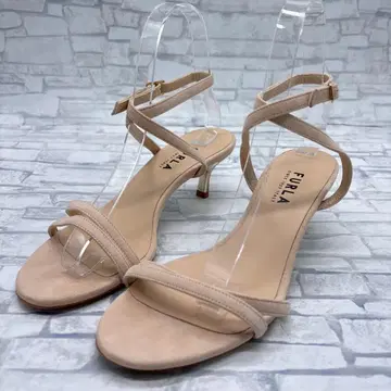 현행 FURLA 베이지 플립플랍 36 1/2 23.5cm