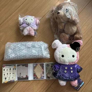 센티멘탈 서커스 봉제 인형 펜 파우치 파타파타 메모 묶음 판매