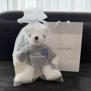 [ 미사용 새상품 ] LEXUS 렉서스 20주년 오리지널 미니 테디베어