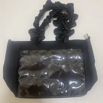 자카마트 프릴 토트백 A4 이타백 블랙