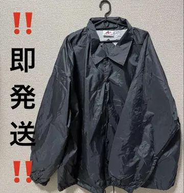 USED 구제 의류 나일론 심플 블랙 빅 실루엣 XL