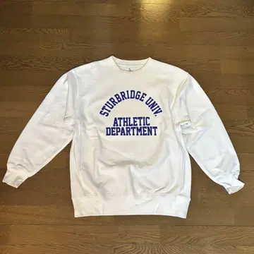 STURBRIDGE UNIV 애슬레틱 백화점 맨투맨 L