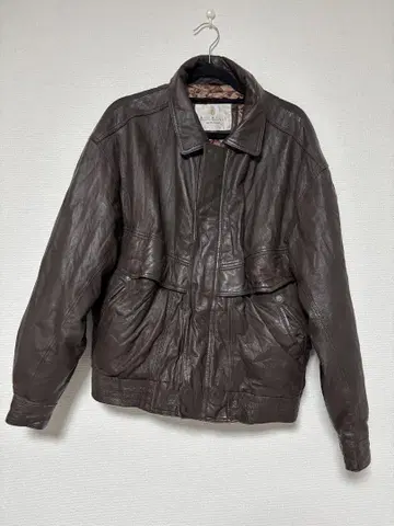 Bill Blass 가죽 자켓 GENIUSLEATHER 남성용