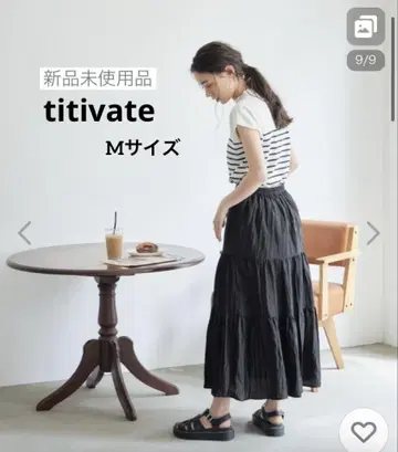 titivate 와셔 캉캉 스커트 M 사이즈
