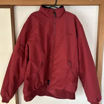 L.L.Bean 버건디 나일론 자켓 XL