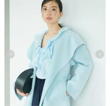 [ FRAY.ID 숄카라 숏 리버 코트 ] size1