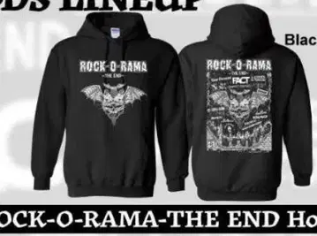 ROCK-O-RAMA-THE END (FACT 해산) 후드티 풀오버