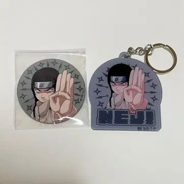 히나타 나사 다이마루 캔뱃지 아크링 키링 키링 NARUTO