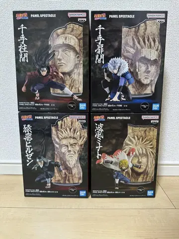 NARUTO 나루토 PANEL SPECTACLE 피규어 4체 세트