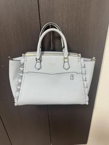 and chouette 라이트 블루 이타백 숄더백