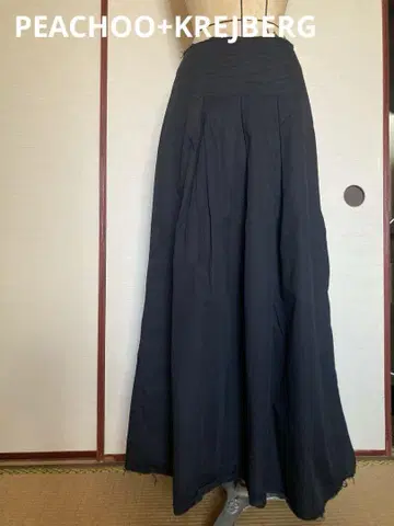 PEACHOO+KREJBERG 맥시 길이 롱 스커트