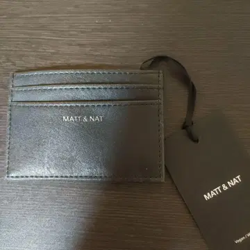 MATT & NAT 블랙 카드 케이스