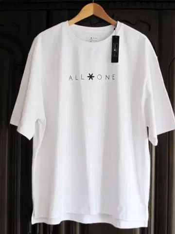 ALL ONE 뉴욕 화이트 티셔츠 XL 오버 사이즈