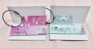 에이리언 스테이지 3주년 중국 한정판 아크릴 키링 미지 & 수아