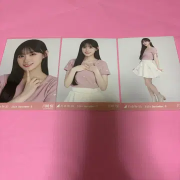 노기자카46 카와사키 사쿠라 브로마이드 리본 코디 컴프