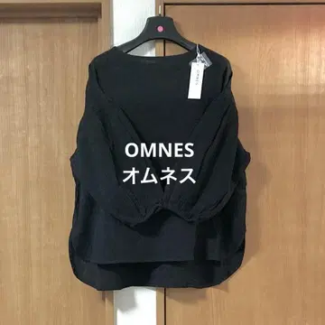 미사용 새상품 OMNES 오므네스 더블 거즈 볼륨 소매 풀오버 F