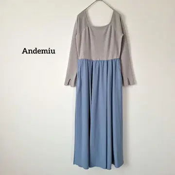 택 포함 새상품 Andemiu 안데뮤 도킹 원피스