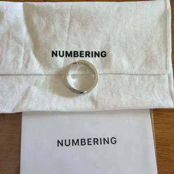 NUMBERING 스털링 실버 19호 반지