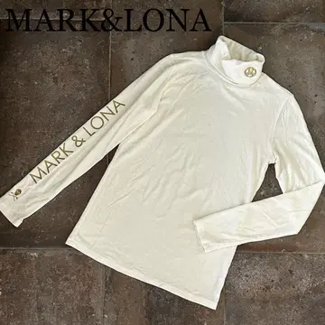 MARK&LONA 긴팔 하이넥 이너 화이트