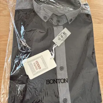 BONTON 반팔 셔츠 스트라이프 일본제