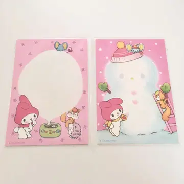 딸기신문 부록 산리오 마이멜로디 설날 엽서